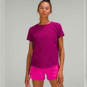 Lululemon Lightweight stretch running short sleeve shirt